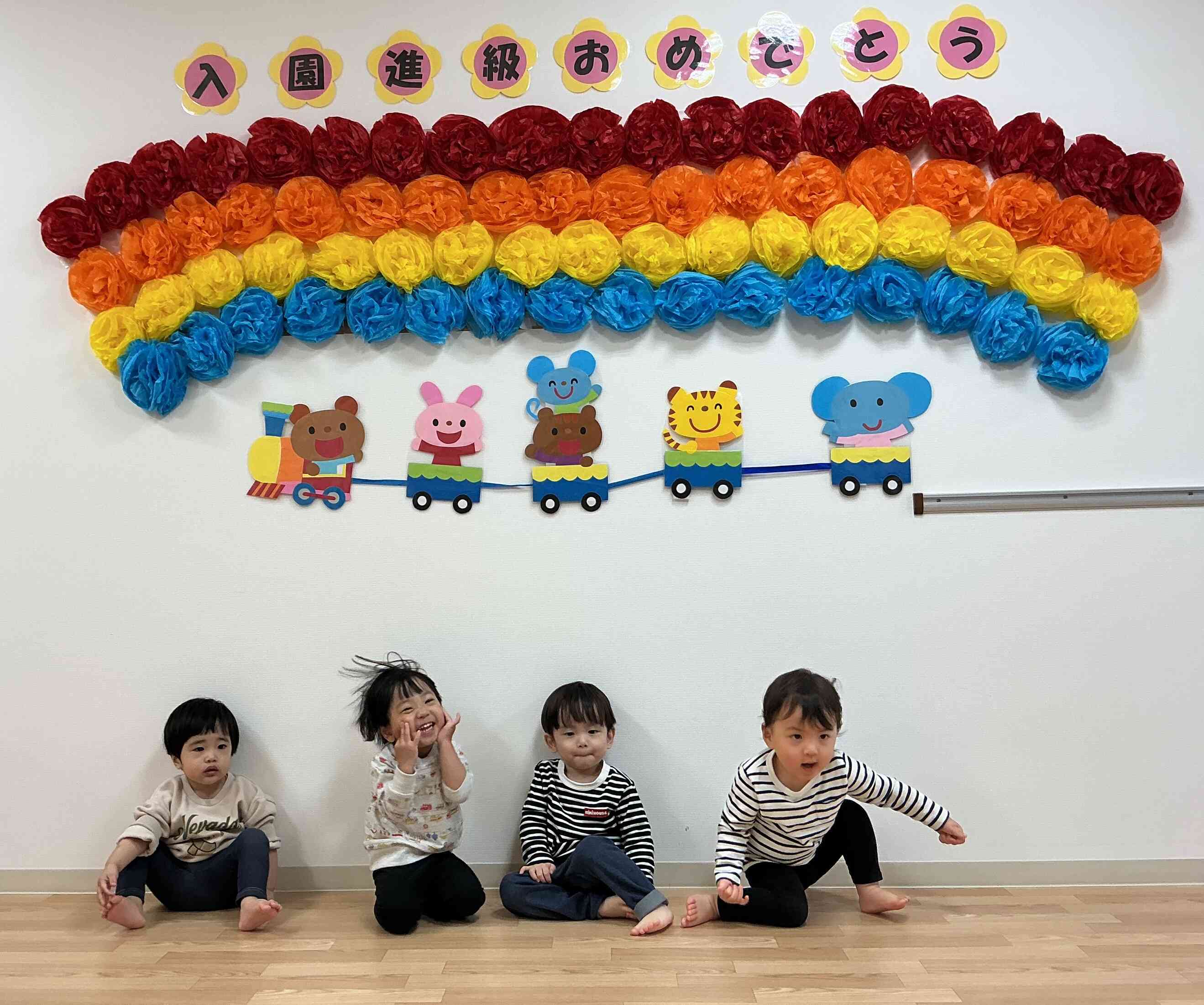 進級おめでとう‼うさぎ組さん(^^♪