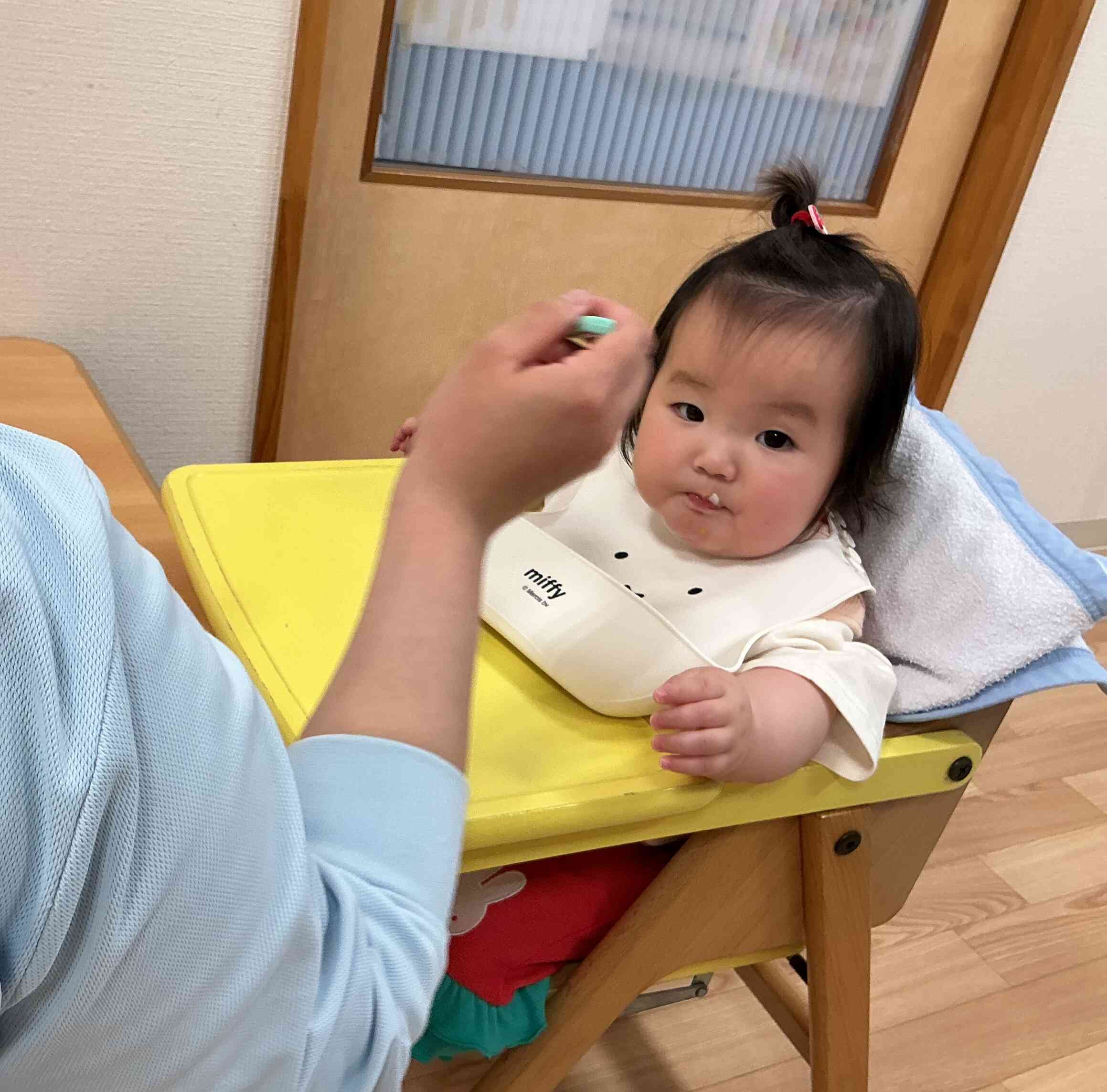 初めての給食☆どうだったかな？