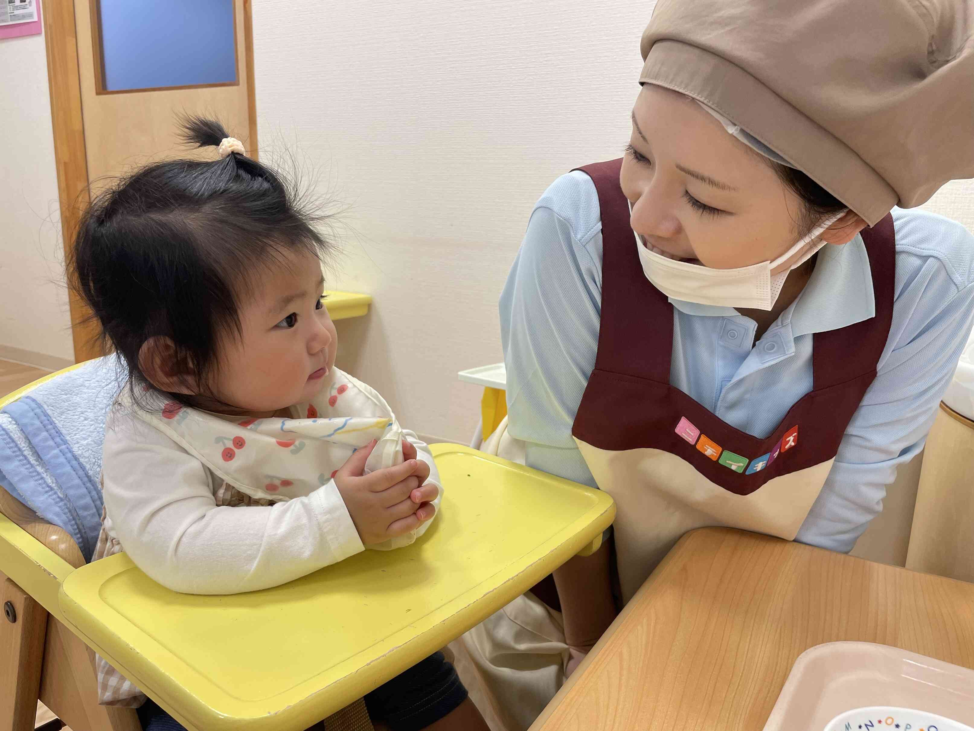 栄養士さんに『ご馳走様』と、上手に言えました☆