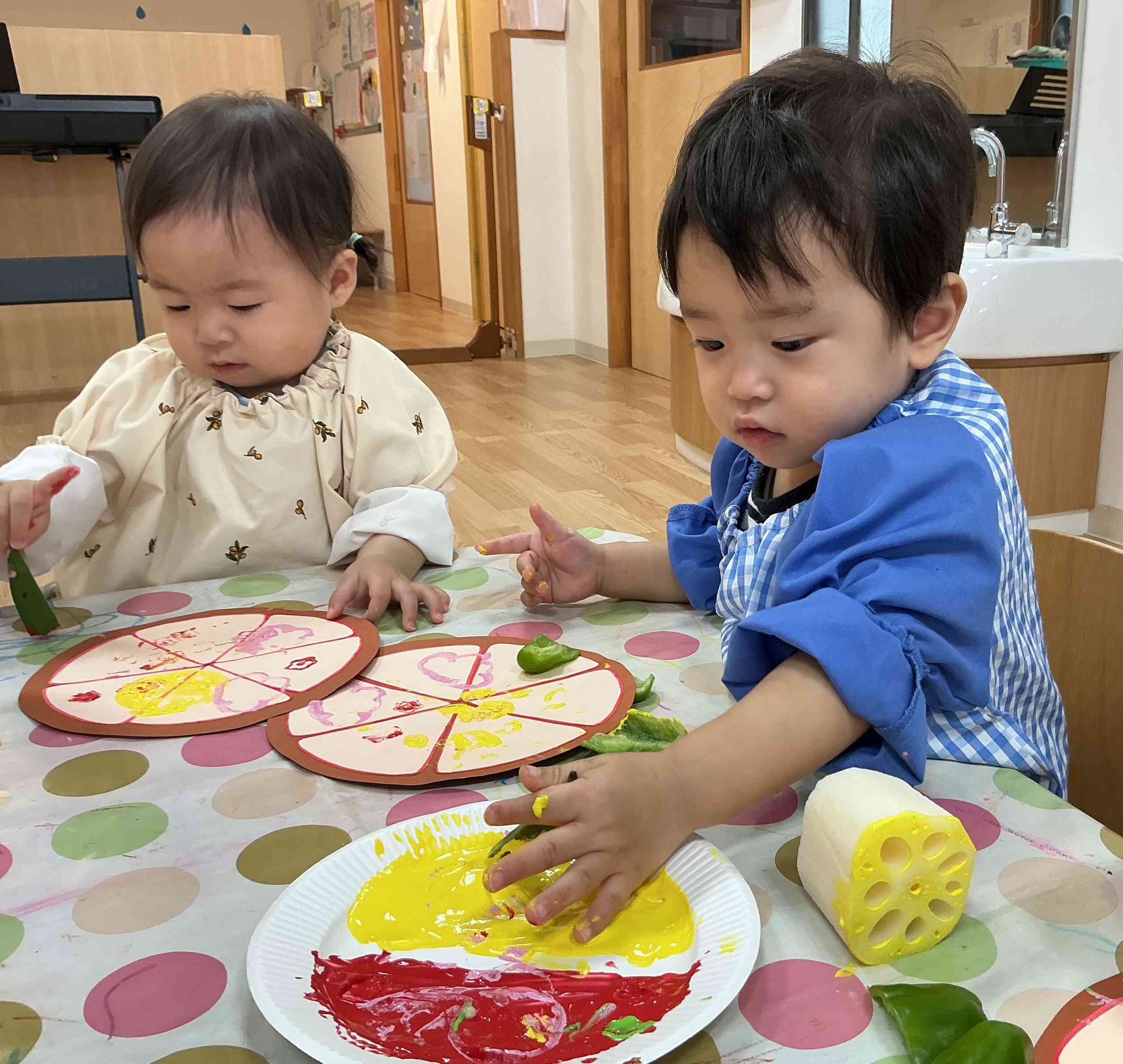 美味しそうなピザに仕上がってきました(^^)/