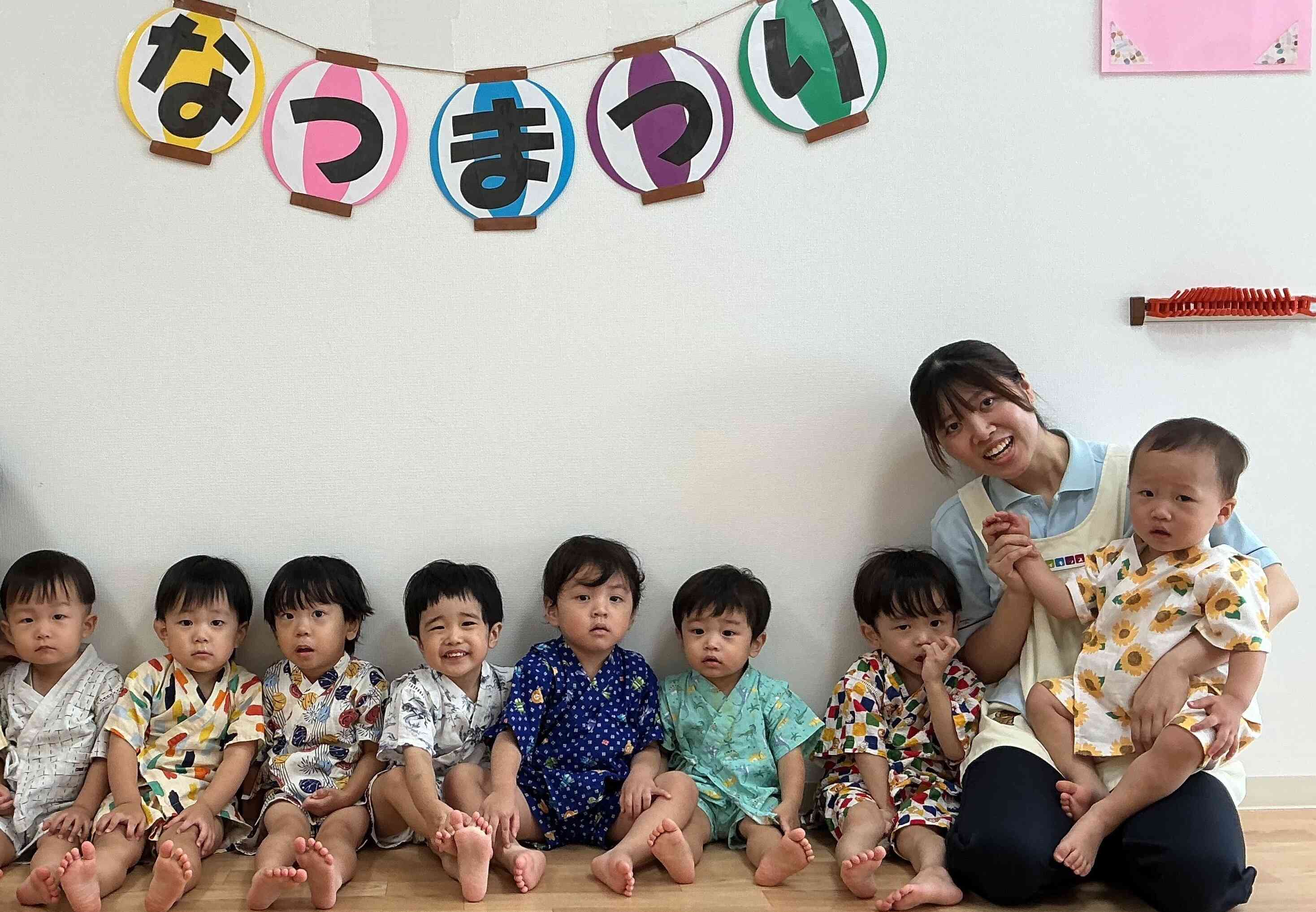夏祭りをしました　～うさぎ組・あひる組～
