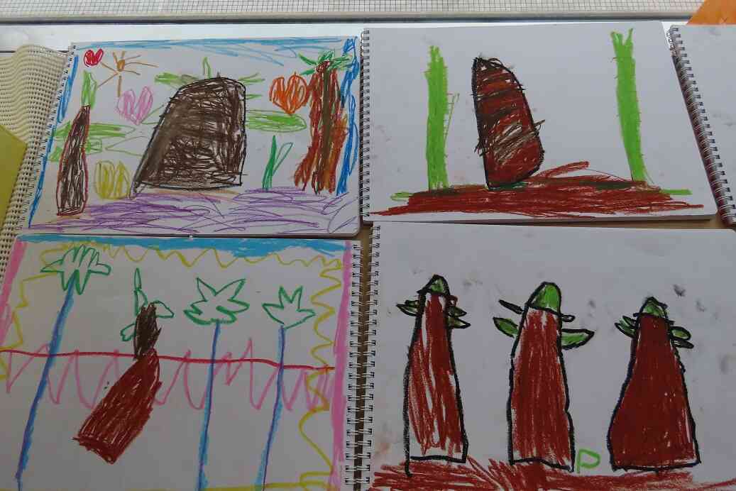 たけのこの絵も描いたよ!