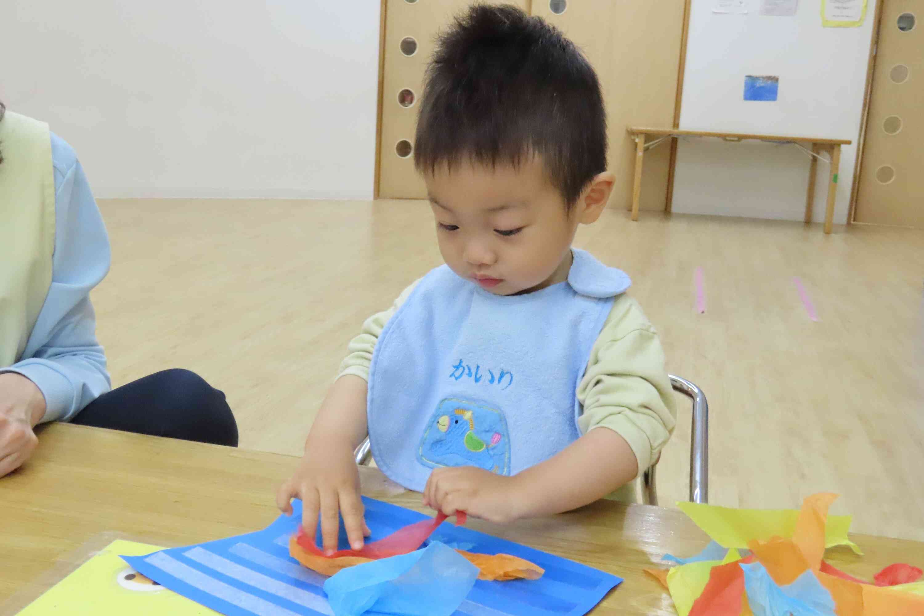 5月製作　あひる組（1歳児）