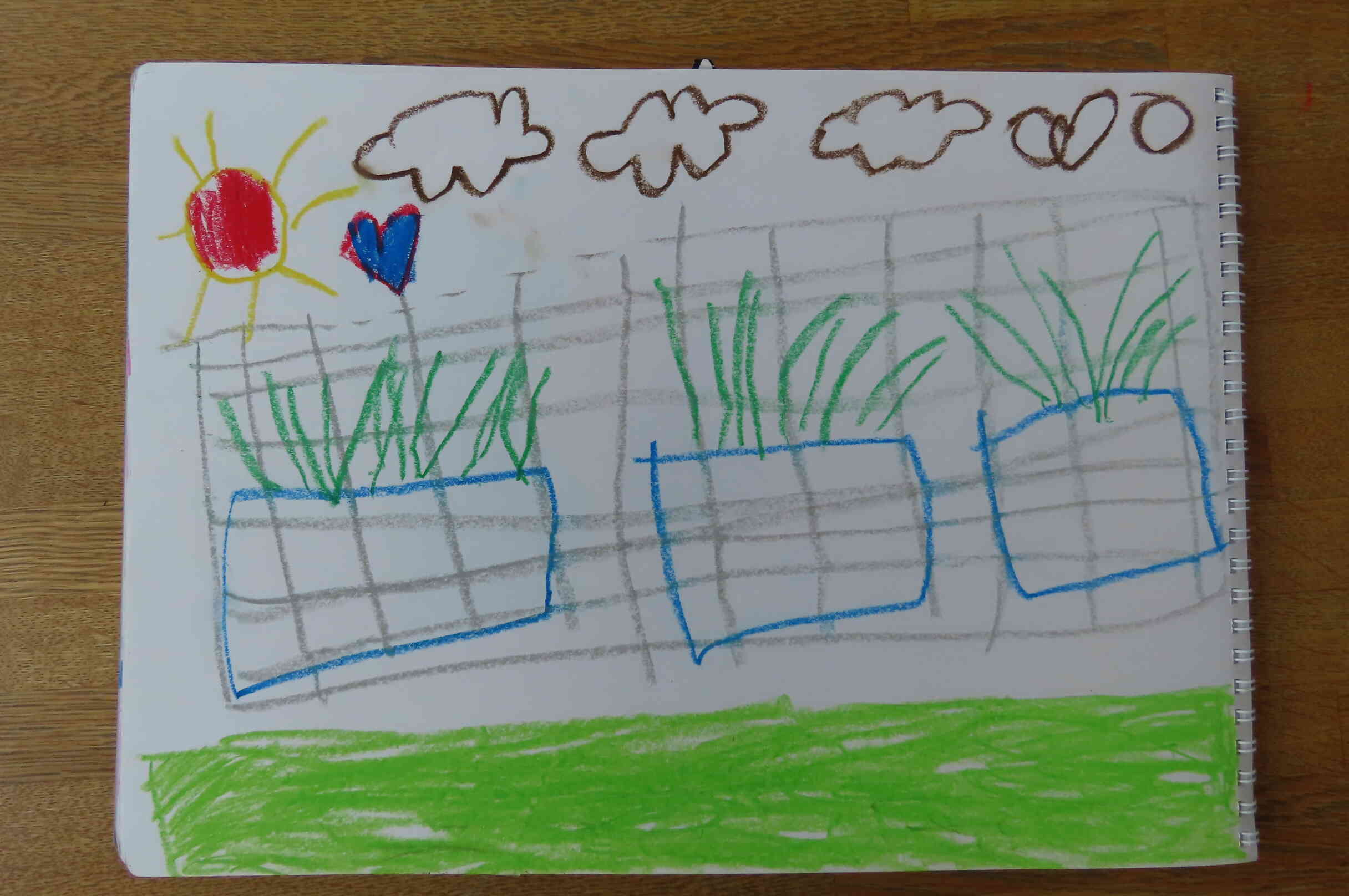 4歳児さんの絵です
