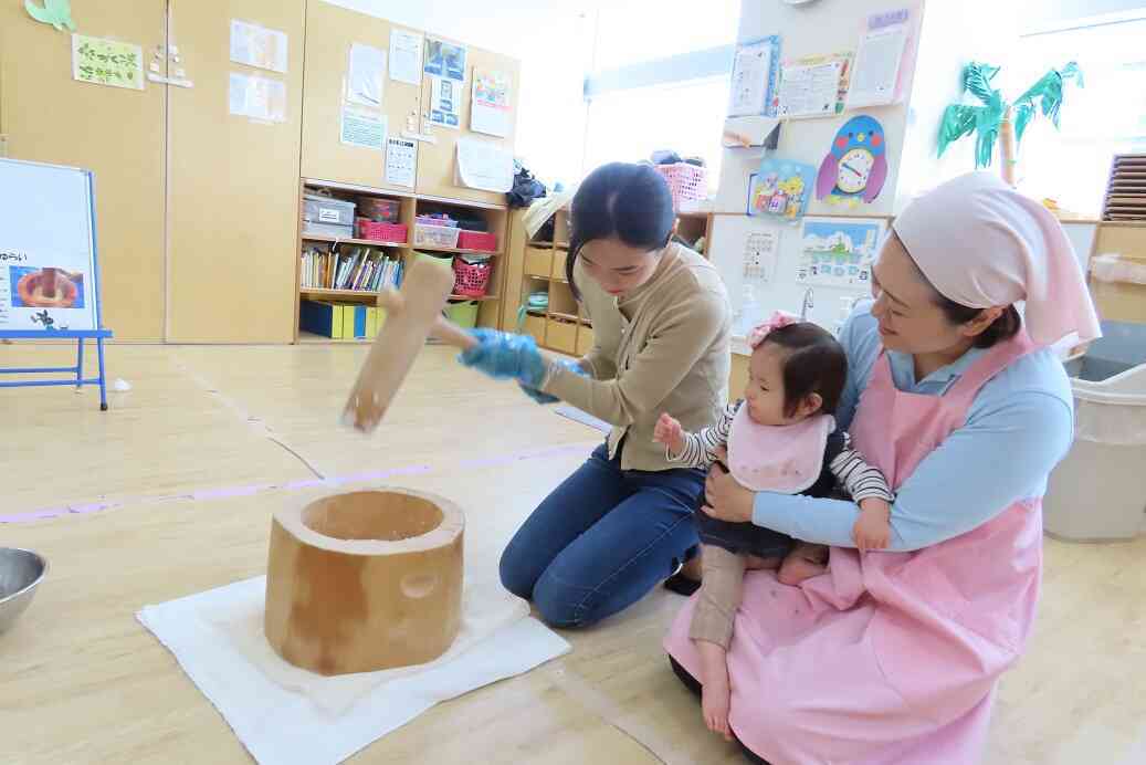 おもちつき体験