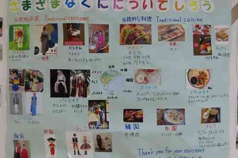 We learned about cultures of various countries!　 様々な国の文化について教えてもらいました！