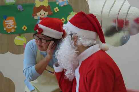 サンタクロースさんの登場！