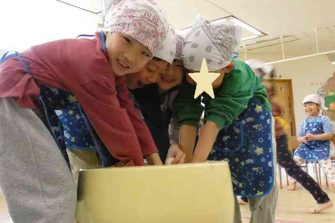 おもちに触ってみよう！