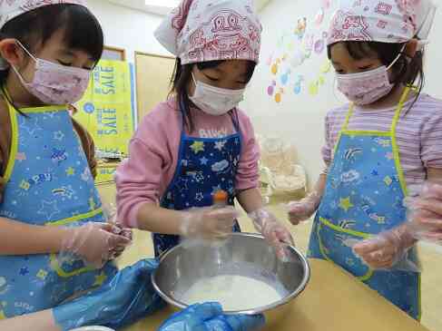 一生懸命かき混ぜて…