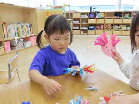 室内遊び（うさぎ組　３歳児）