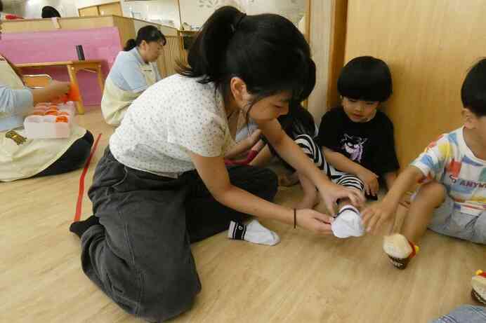 中学生による保育士体験