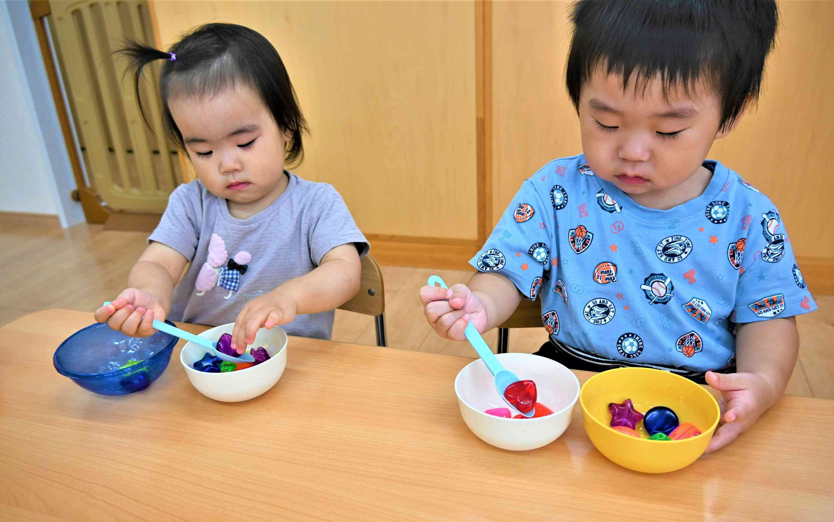 下手持ちの練習☆あひるぐみ