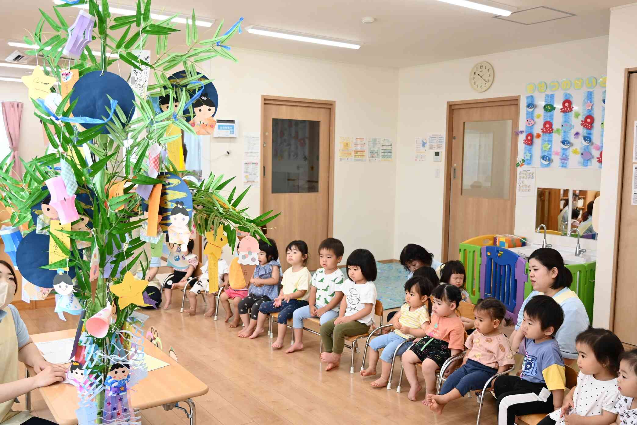 子どもたちが作った七夕様の紹介☆