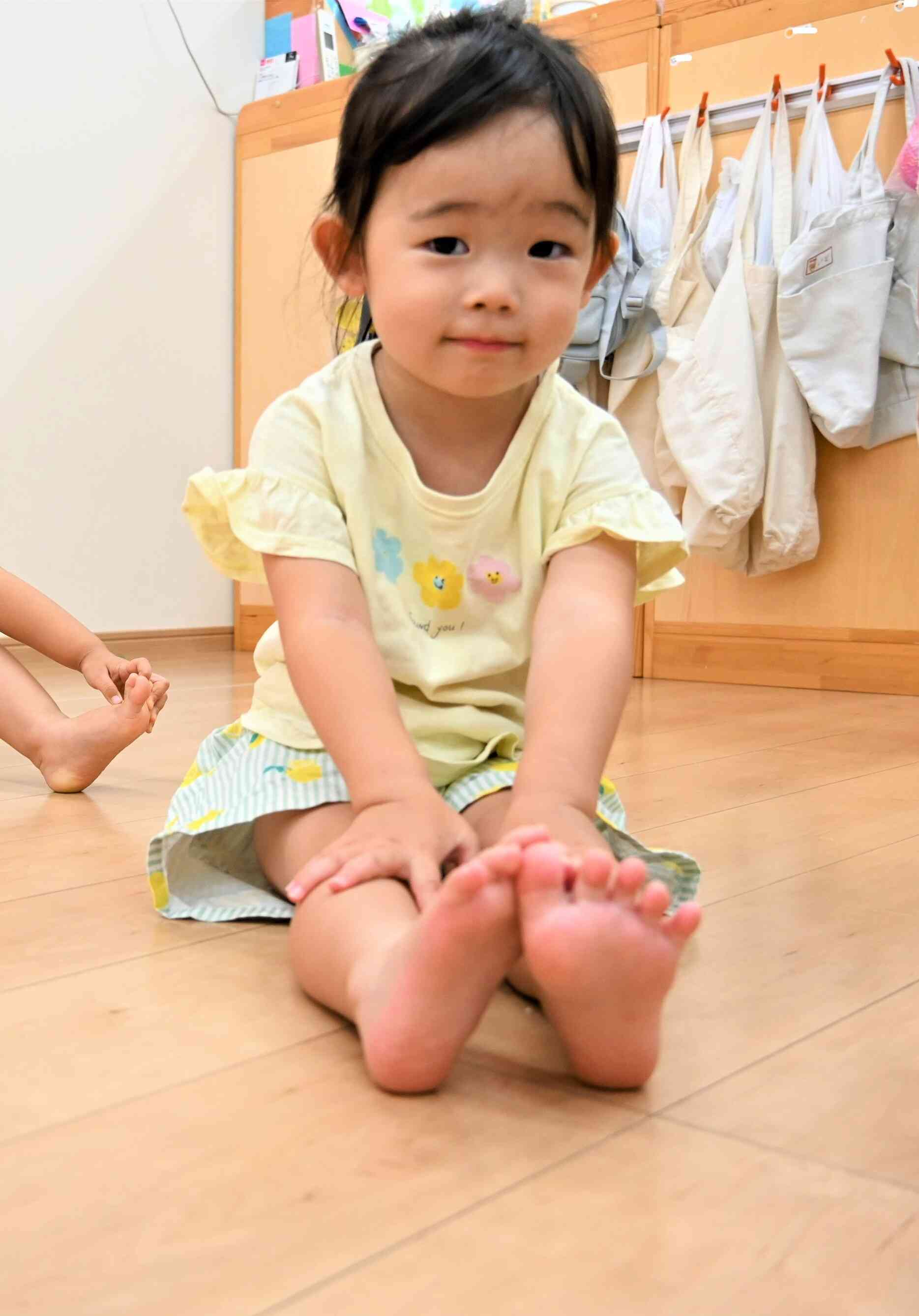 ストレッチもしました♪