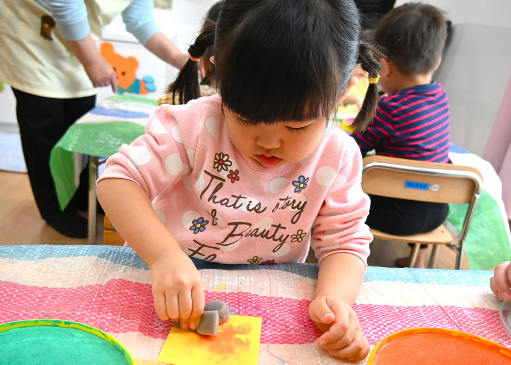 ポンポンポンと…