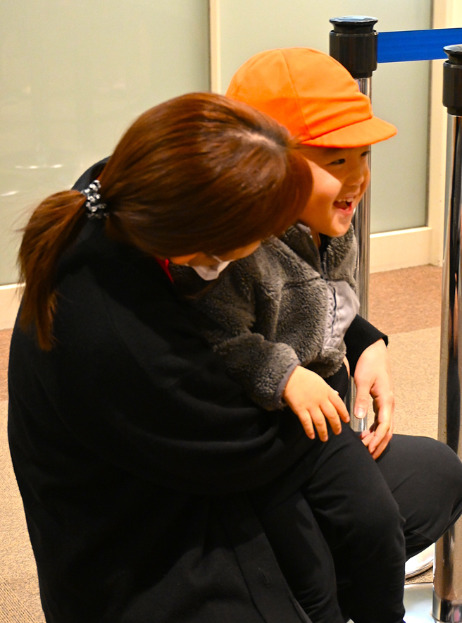 ママに会えて嬉しそう♡