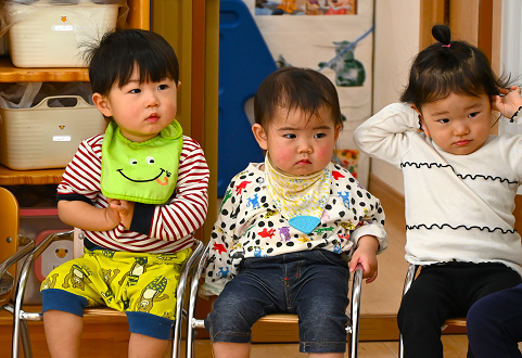 ひよこぐみさんも参加しました**