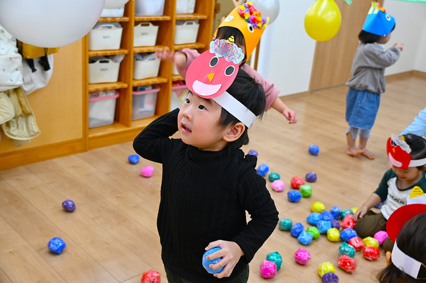 ”おには～そと～”