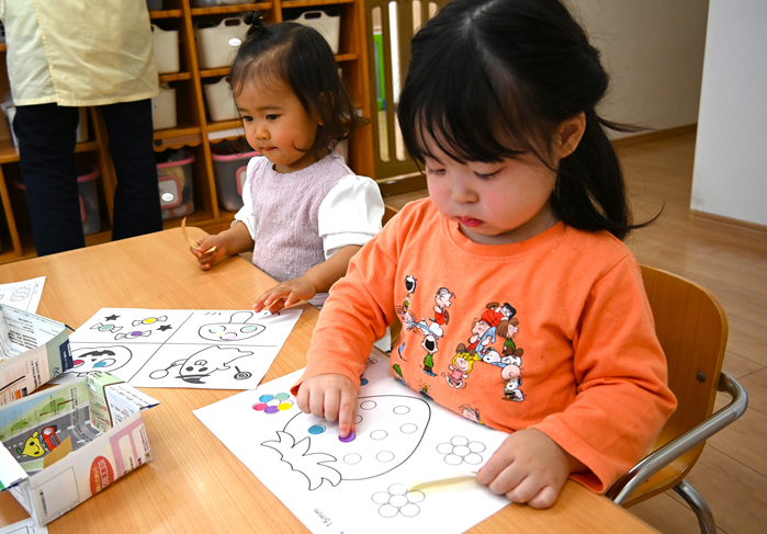 集中して取り組んでいました**