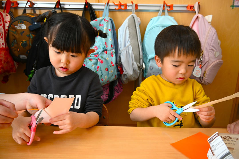 はさみを使いました☆うさぎぐみ