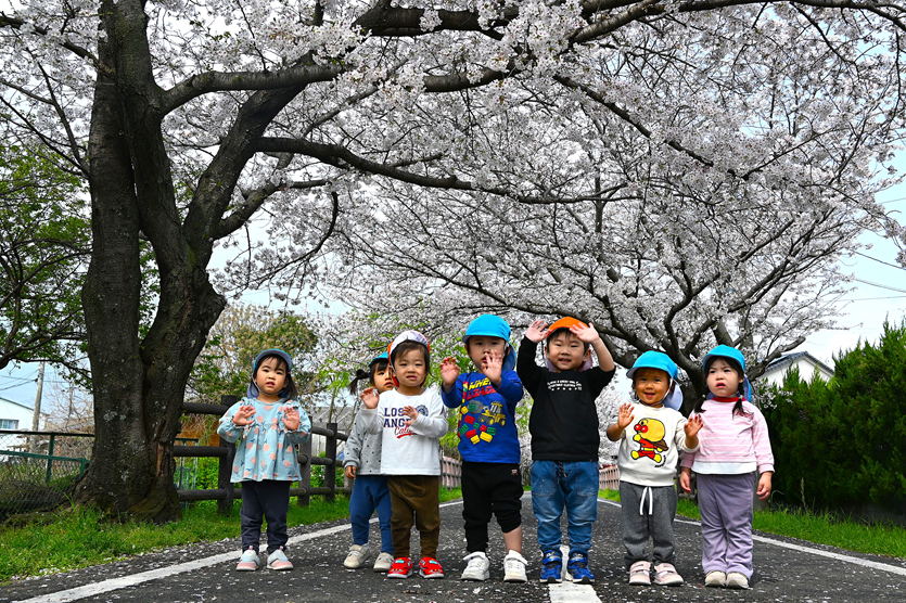 お花見に行きました♪