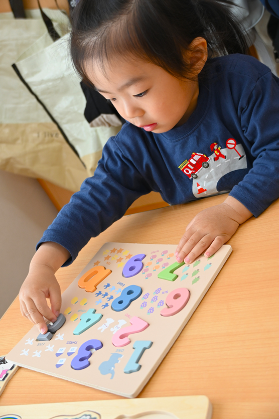 パズルで遊びました♪