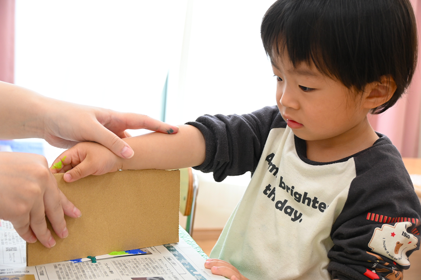 段ボールを使って☆