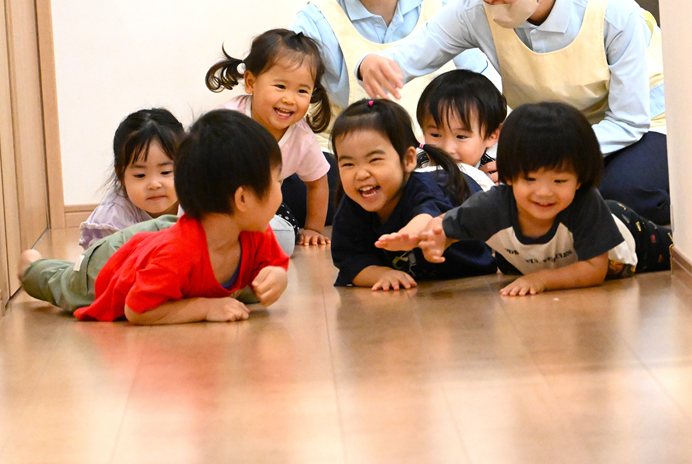 全身を使って☆うさぎぐみ