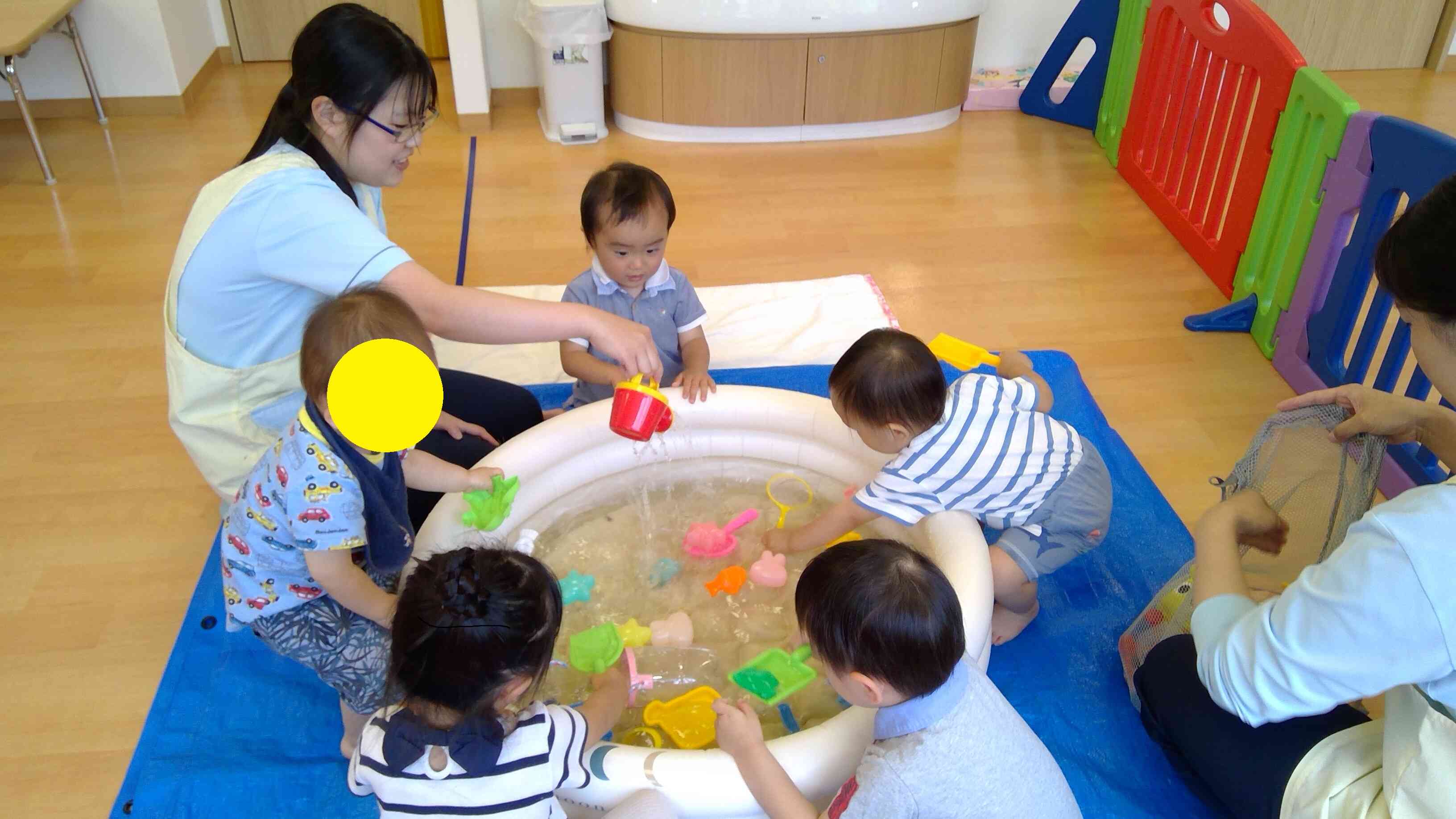 水遊び　始めました！
