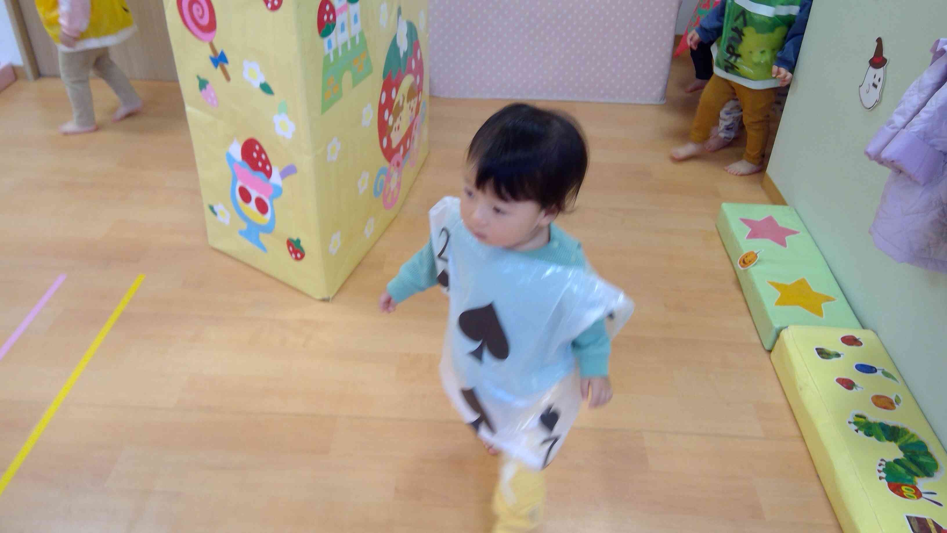 お部屋の中でゲームもしたよ♪