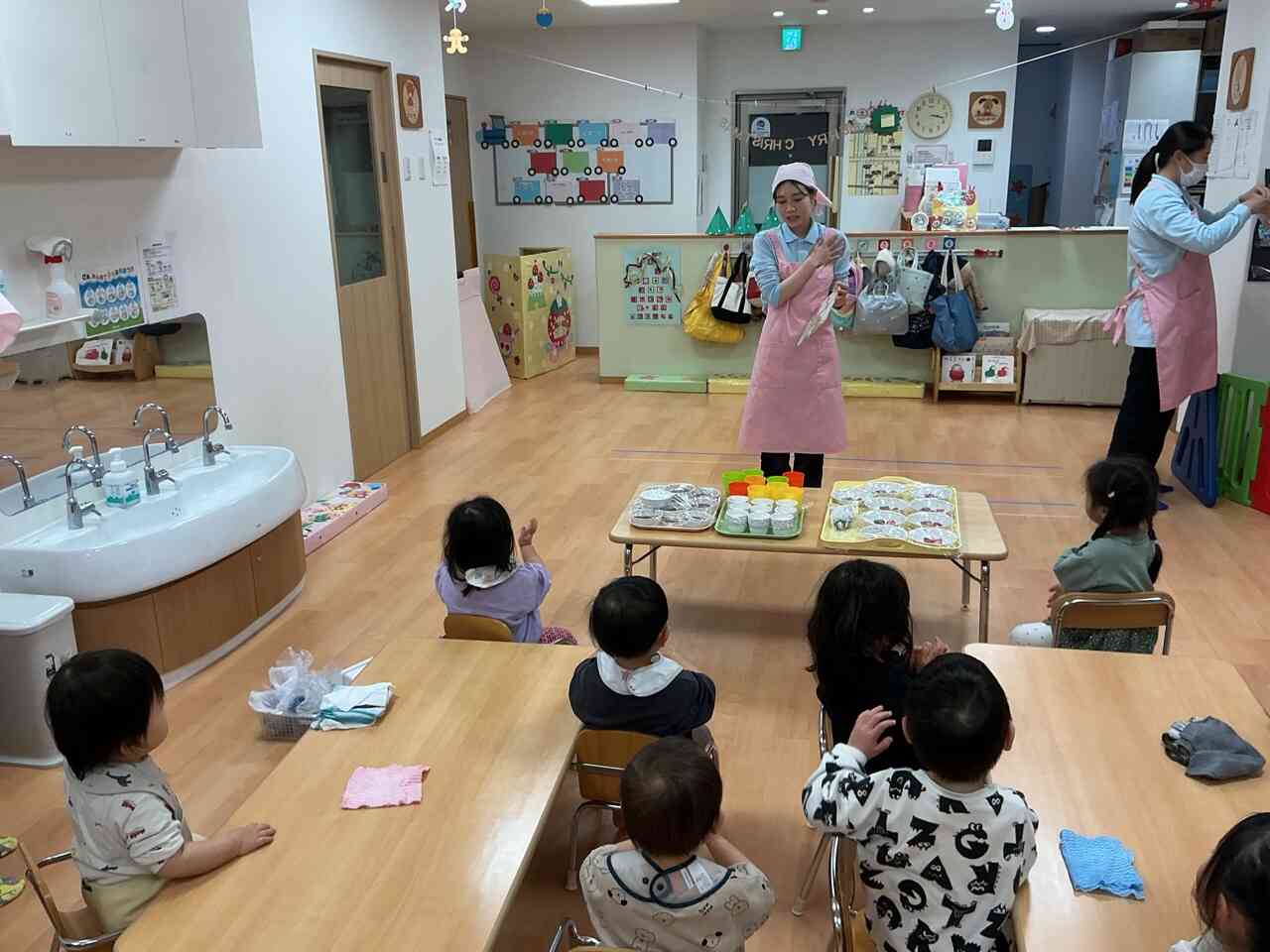 【食育】サンタムースを作ったよ！！