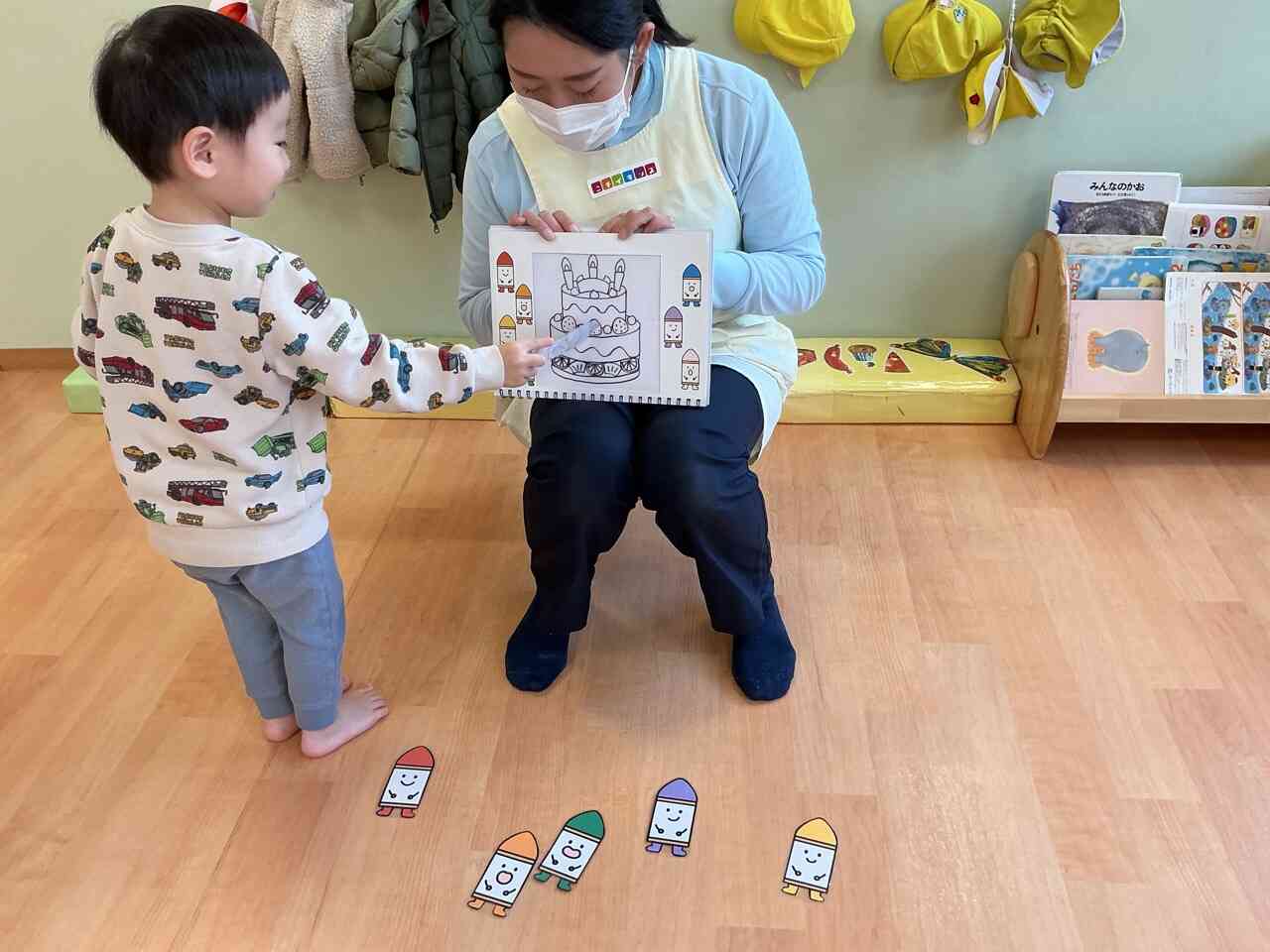 好きな色を選んだよ！！