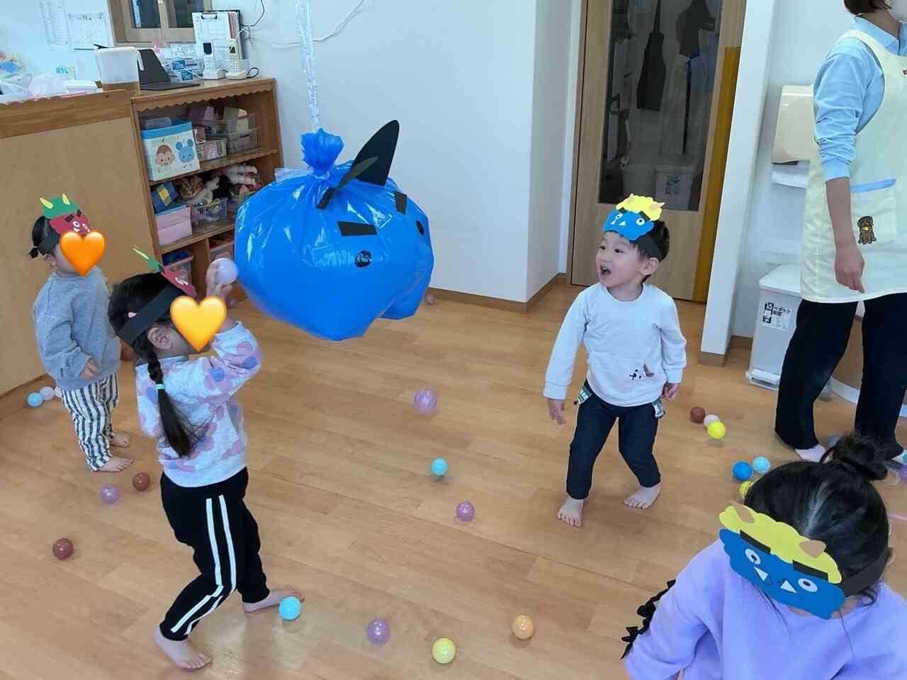 いよいよ豆まき！！