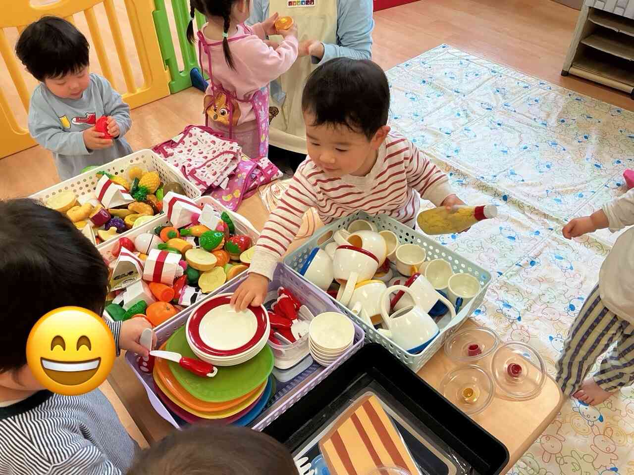 お部屋でおままごと♪