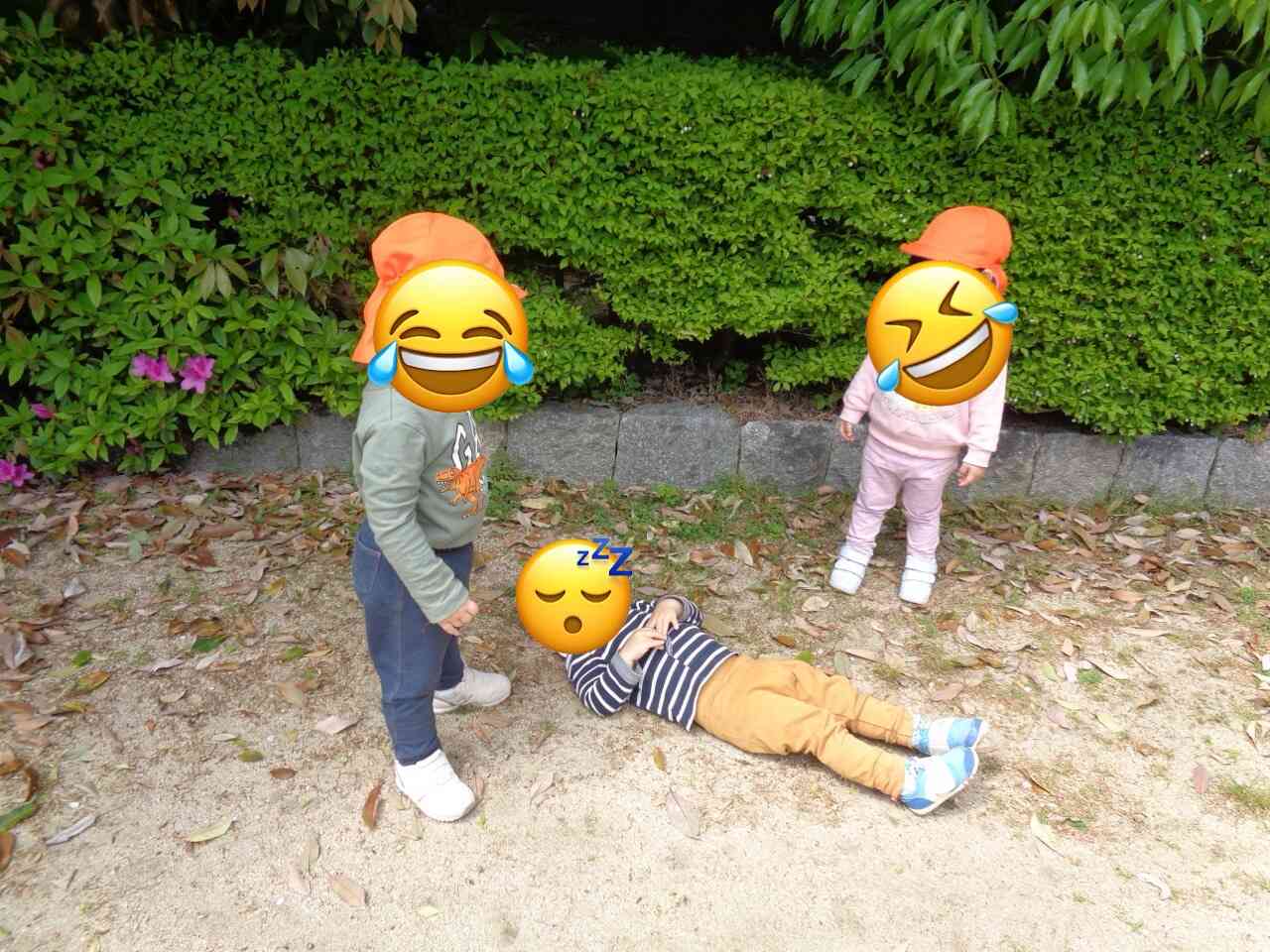 自然に紛れています。