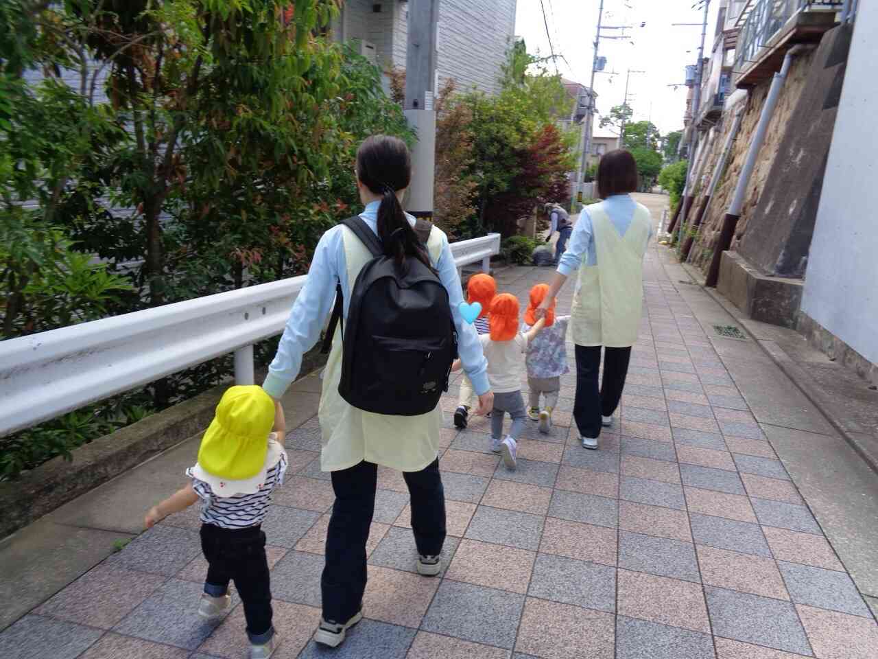 お散歩へ出発ー！