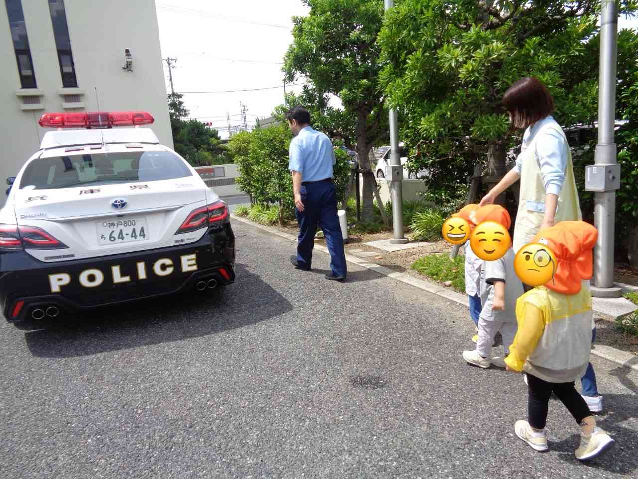 今日は働く車を見たよ♪
