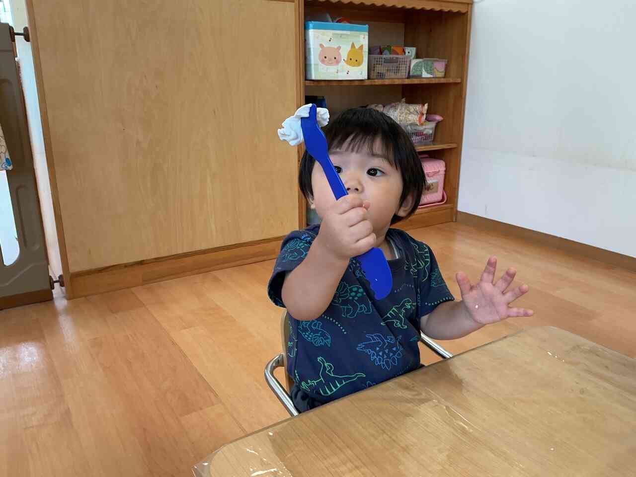 あひる組さんも挑戦！！