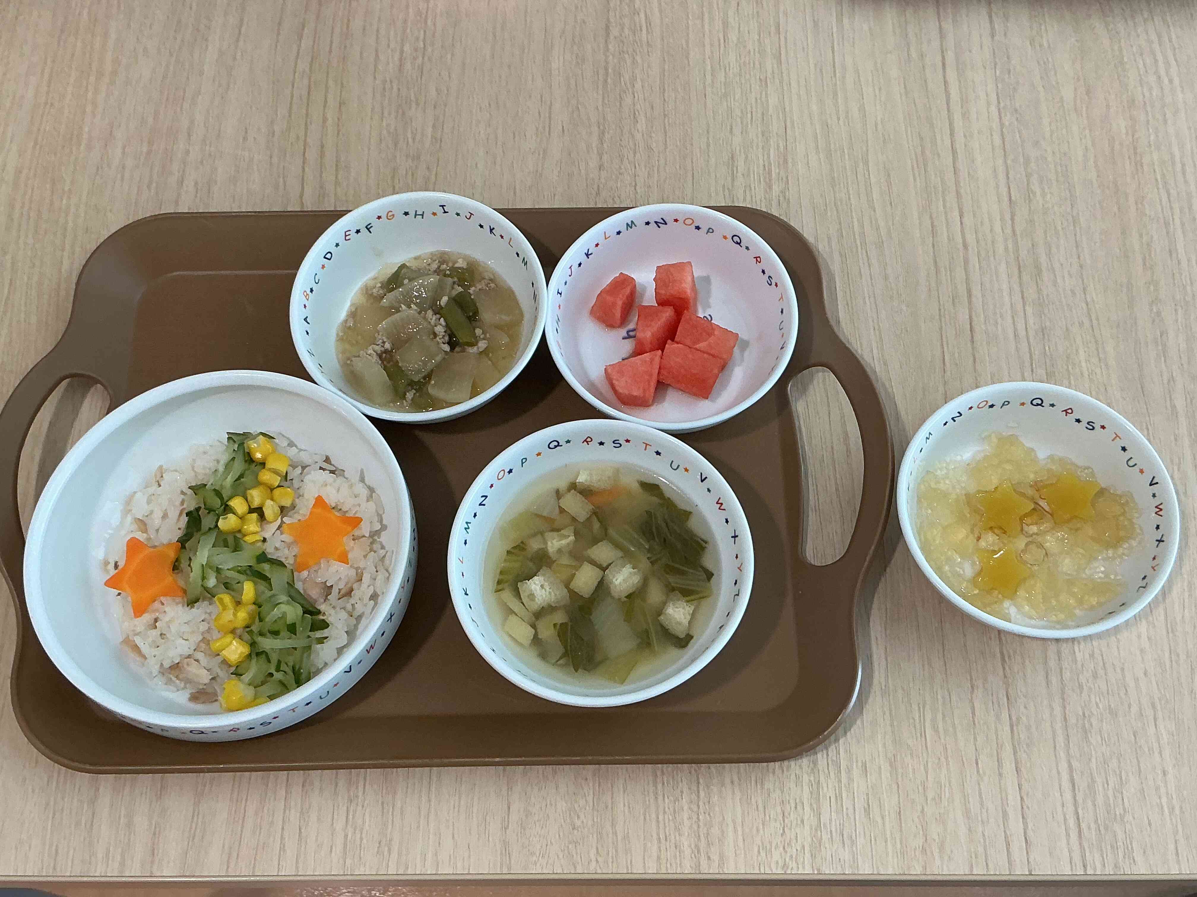 7月7日（火）今日の給食・おやつ