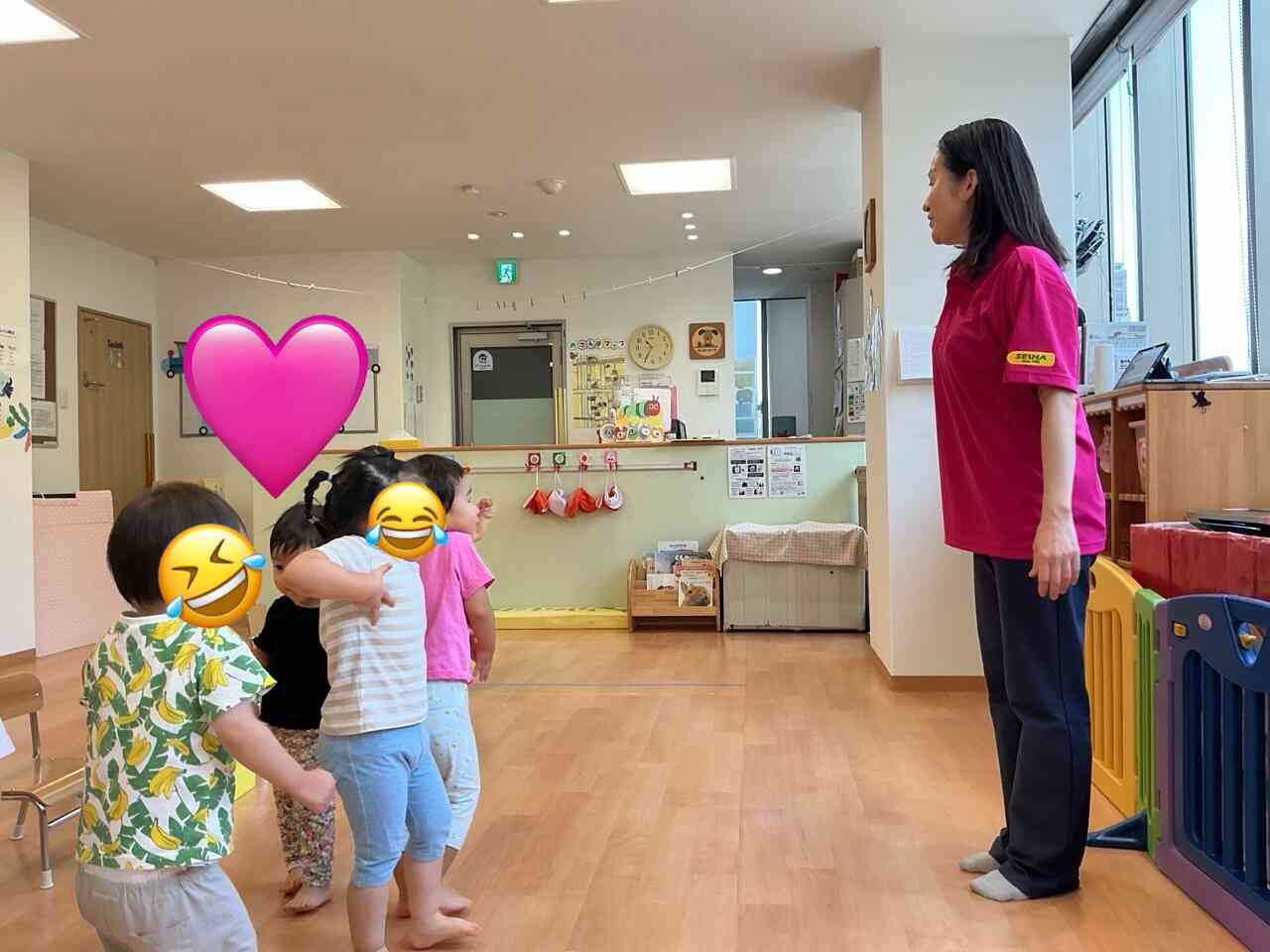 身体も動かしてー♪