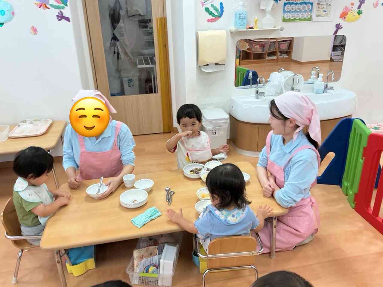 私も食べてるよー！