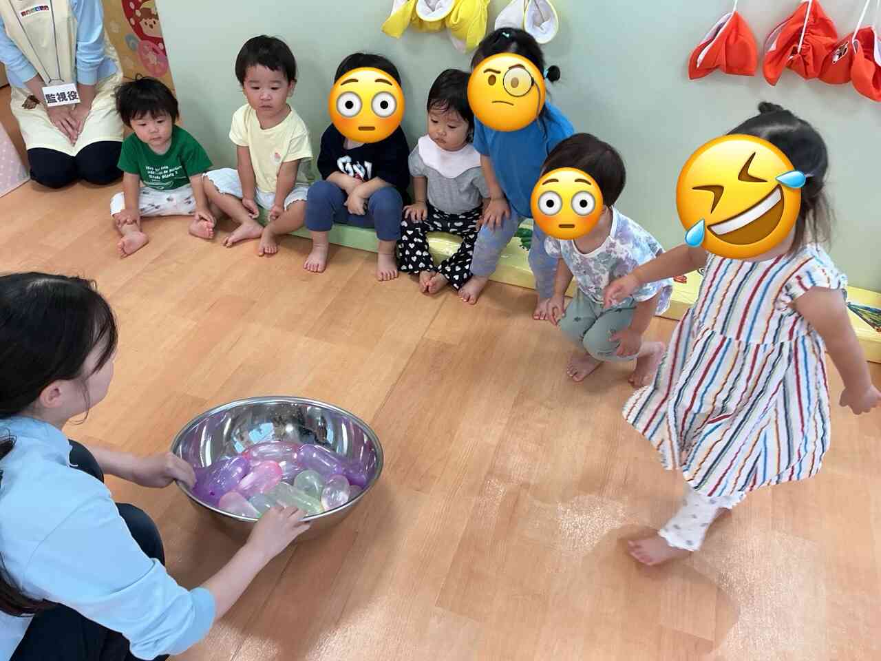 水遊びをするけど、、、？