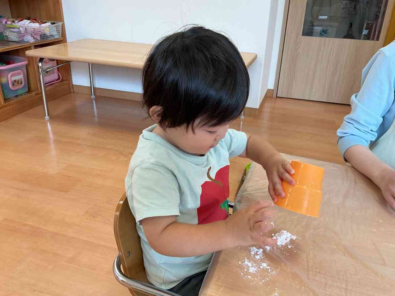 お部屋に戻ってからは食育です！