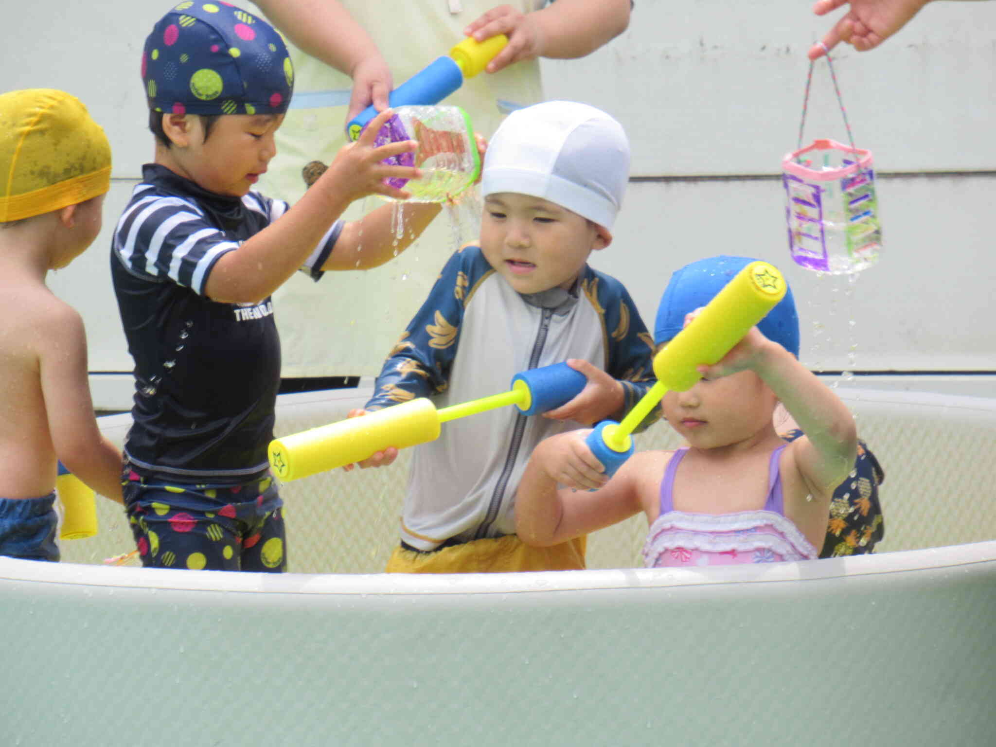 保育園ではじめてのプール!【3歳児クラス:りす組】