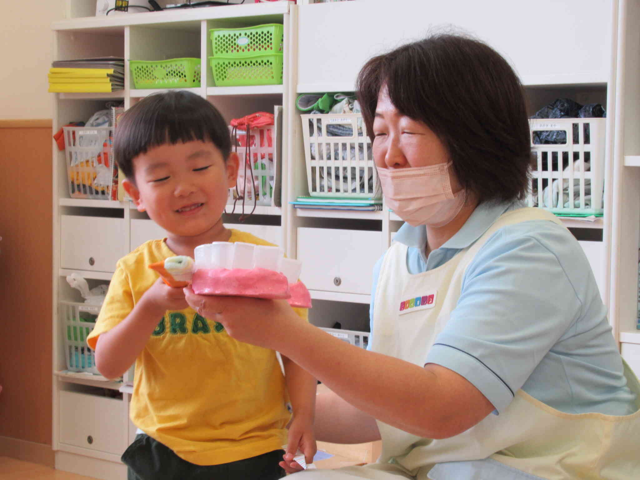 上手に歯みがきができました！【4歳児クラス：ぱんだ組】