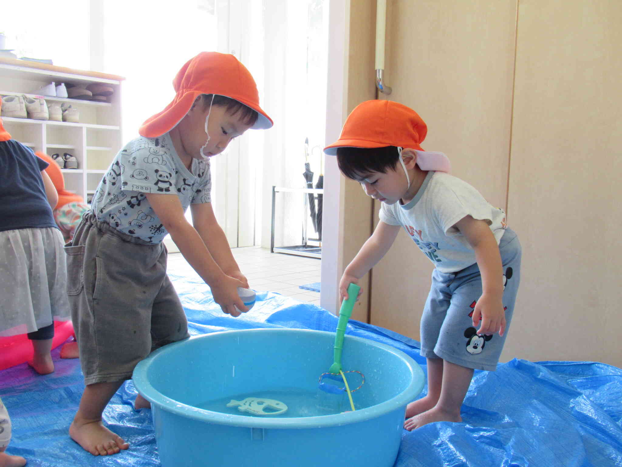 水遊びをしました！【2歳児クラス：うさぎ組】