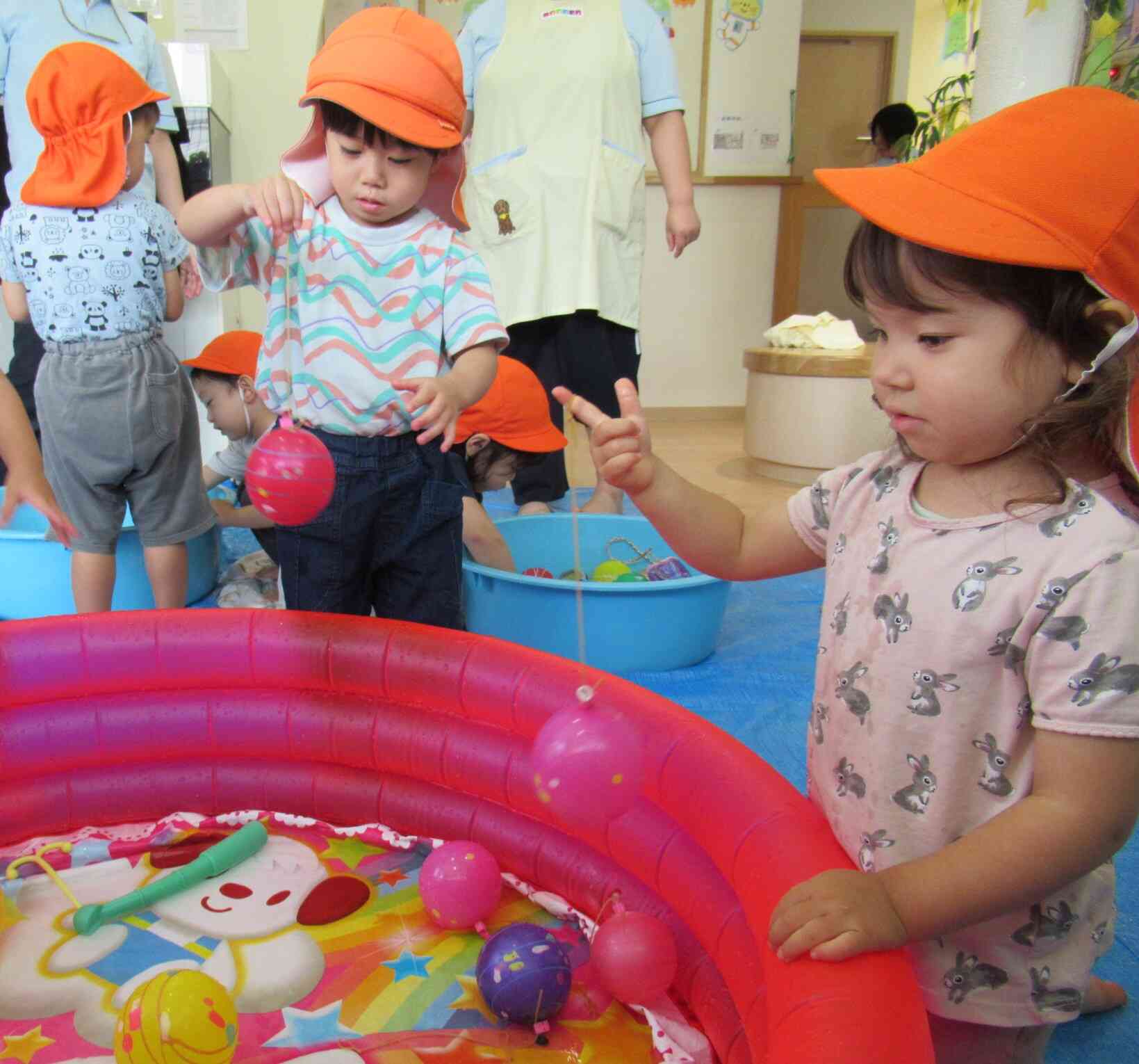 水ヨーヨーで遊びます！