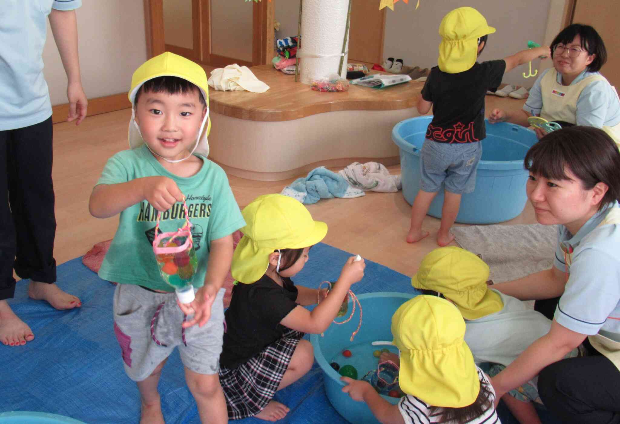 おもいっきり水あそび！【3歳児クラス：りす組】