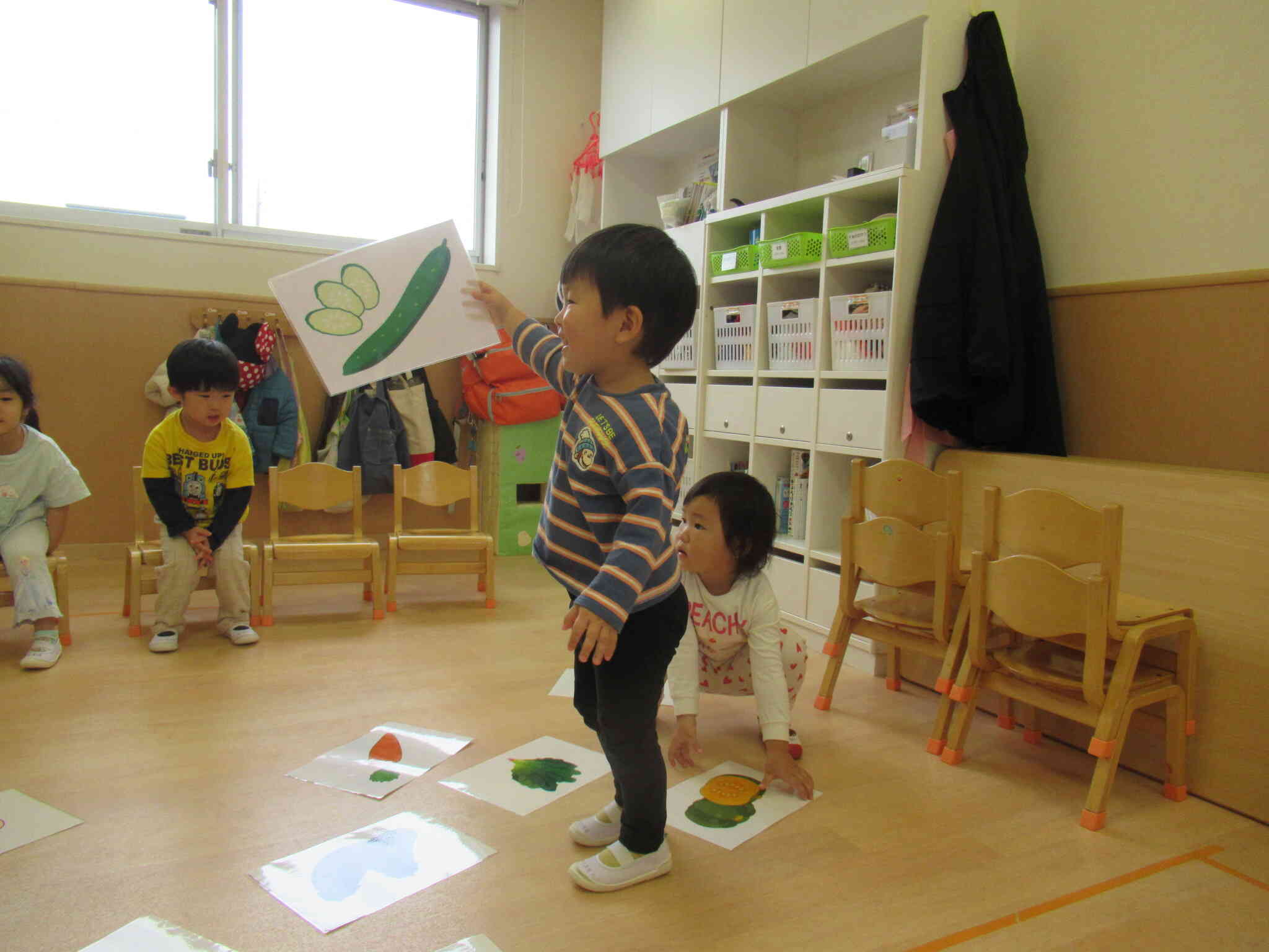 食育：野菜や果物の名前を知ろう！【２歳児クラス：うさぎ組】