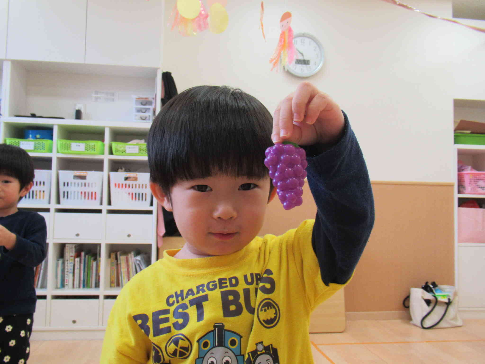 果物のぶどうも見つけることができました。